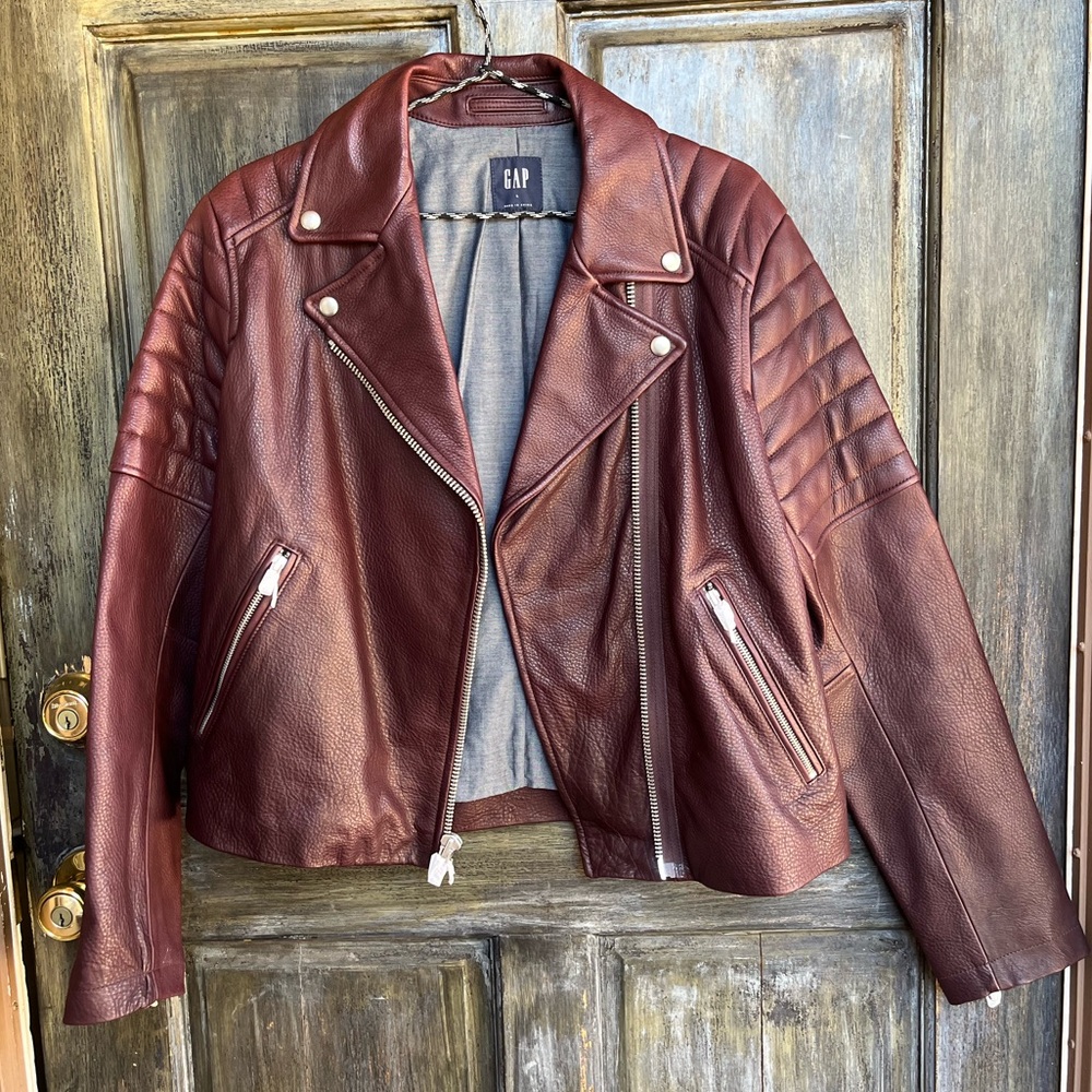 Gap Leather Jacket - image 1